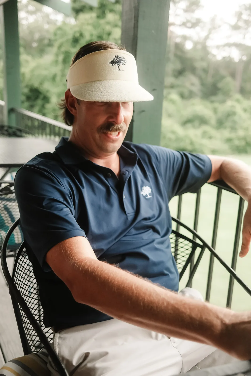 At Ease on the Porch