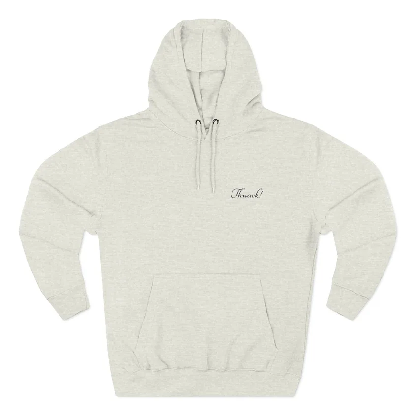 The Thwack! Hoodie in oatmeal heather
