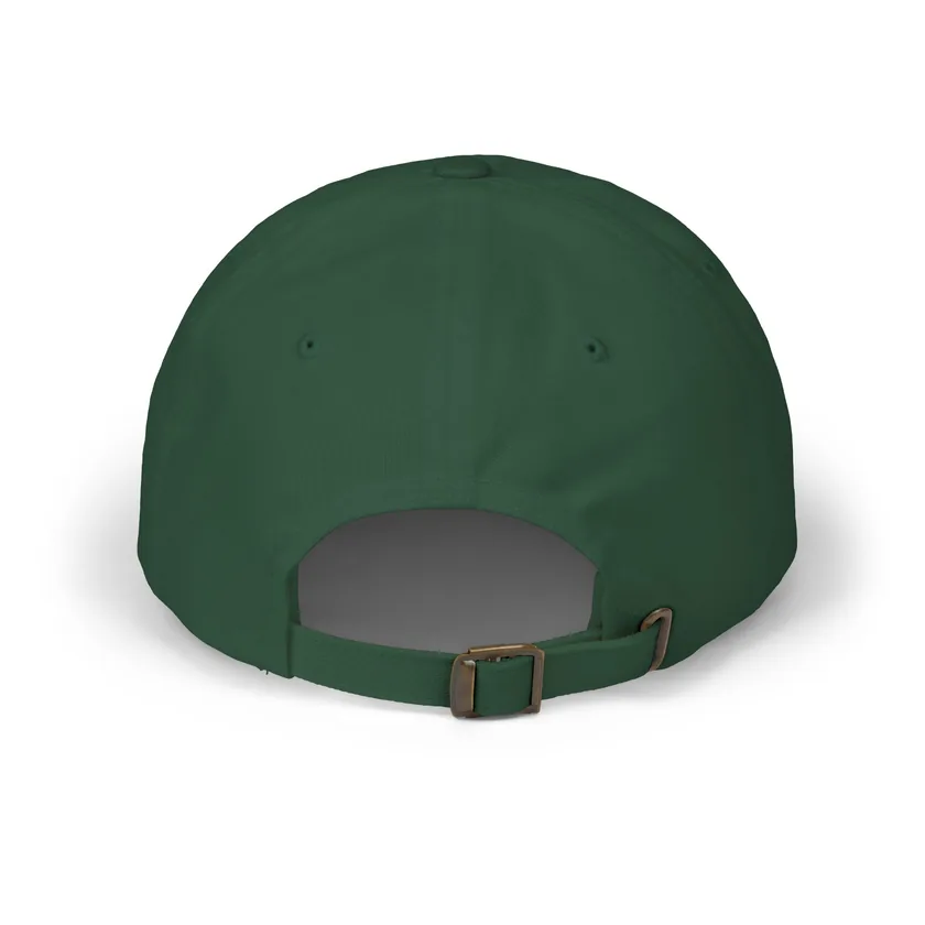 The Proper cap, reverse — antiqued brass buckle closure