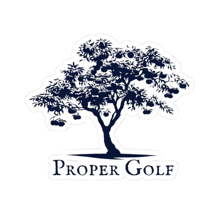 Proper Golf Tree Sticker